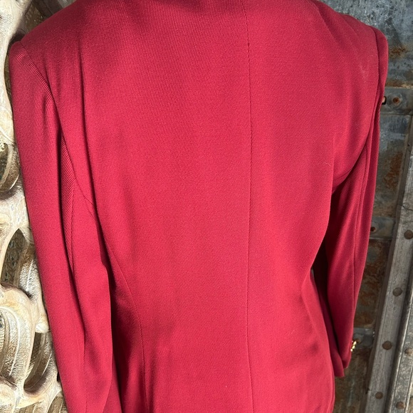 Vintage Dark Cherry Blazer - Picture 6 of 6